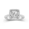 Classic Asscher 1.50ct Moissanite Engagement Ring