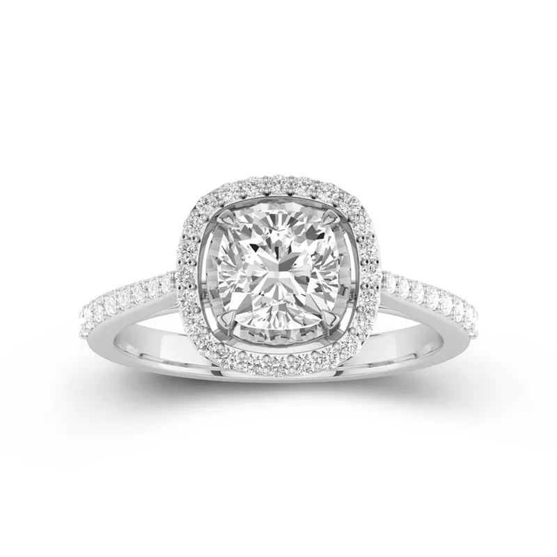 Classic Cushion 1.50ct Moissanite Engagement Ring