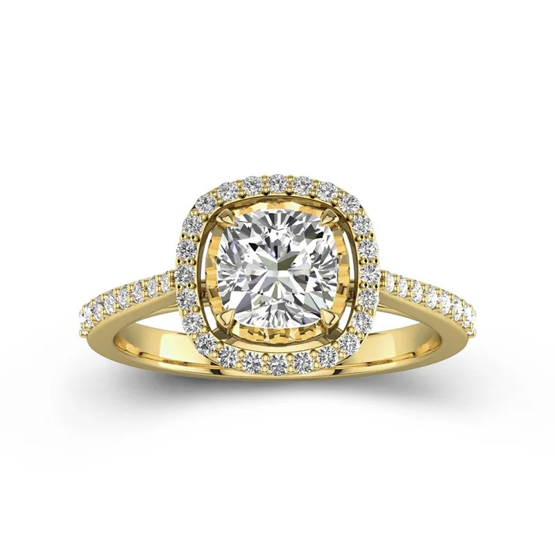 Classic Cushion 1.50ct Moissanite Engagement Ring