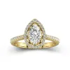 Classic Pear 1.50ct Moissanite Engagement Ring