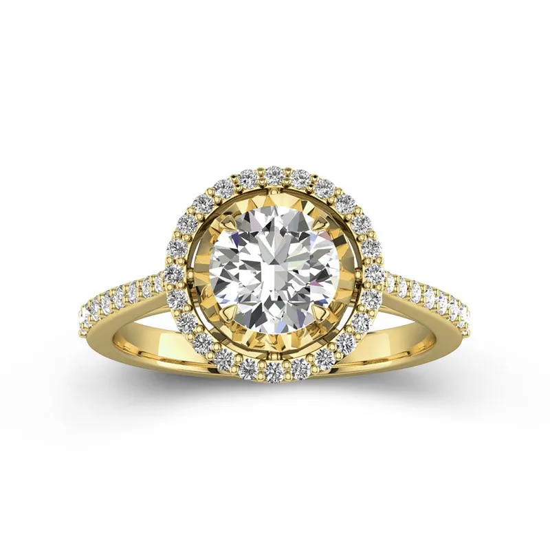 Classic Round 1.50ct Moissanite Engagement Ring