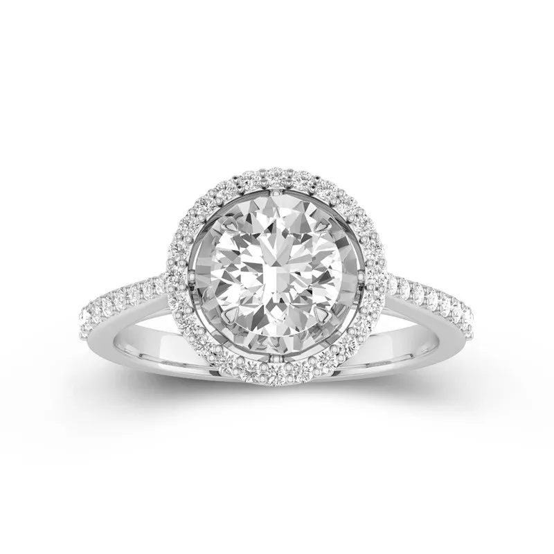 Classic Round 1.50ct Moissanite Engagement Ring