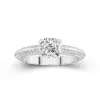 Luxury Cushion 1.50ct Moissanite Engagement Ring