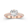 Luxury Heart 2.00ct Moissanite Engagement Ring