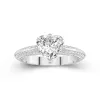 Luxury Heart 2.00ct Moissanite Engagement Ring