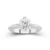 Luxury Oval 1.50ct Moissanite Engagement Ring