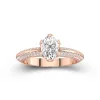 Luxury Oval 1.00ct Moissanite Engagement Ring