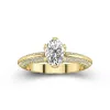 Luxury Oval 1.00ct Moissanite Engagement Ring