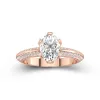 Luxury Oval 2.00ct Moissanite Engagement Ring