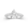 Luxury Pear 1.00ct Moissanite Engagement Ring