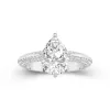 Luxury Pear 2.00ct Moissanite Engagement Ring