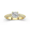 Luxury Princess 1.50ct Moissanite Engagement Ring