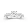 Luxury Princess 1.50ct Moissanite Engagement Ring