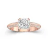 Luxury Princess 2.00ct Moissanite Engagement Ring