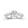 Luxury Round 1.50ct Moissanite Engagement Ring