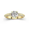 Luxury Round 1.50ct Moissanite Engagement Ring