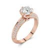 Luxury Cushion 1.50ct Moissanite Engagement Ring