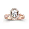 Glory Oval 1.50ct Moissanite Engagement Ring