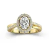 Glory Oval 1.50ct Moissanite Engagement Ring