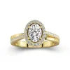 Glory Oval 1.00ct Moissanite Engagement Ring