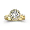 Glory Round 1.50ct Moissanite Engagement Ring