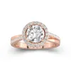 Glory Round 1.50ct Moissanite Engagement Ring