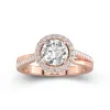 Glory Round 1.00ct Moissanite Engagement Ring