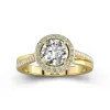 Glory Round 1.00ct Moissanite Engagement Ring