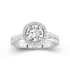 Glory Round 1.00ct Moissanite Engagement Ring