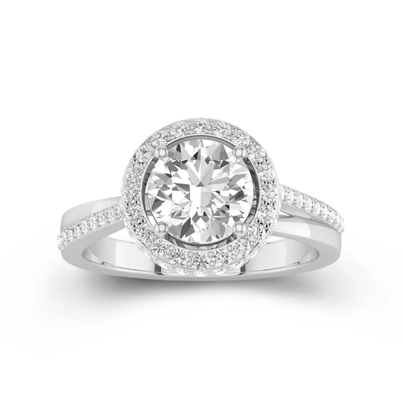 Glory Round 2.00ct Moissanite Engagement Ring