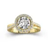 Glory Round 2.00ct Moissanite Engagement Ring