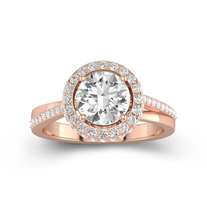 Glory Round 2.00ct Moissanite Engagement Ring