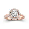 Glory Round 2.00ct Moissanite Engagement Ring