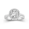 Glory Round 2.00ct Moissanite Engagement Ring