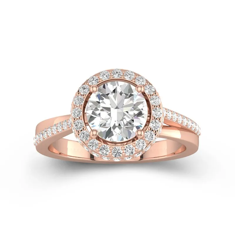 Glory Round 2.00ct Moissanite Engagement Ring