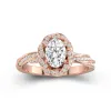 Charming Oval 1.50ct Moissanite Engagement Ring