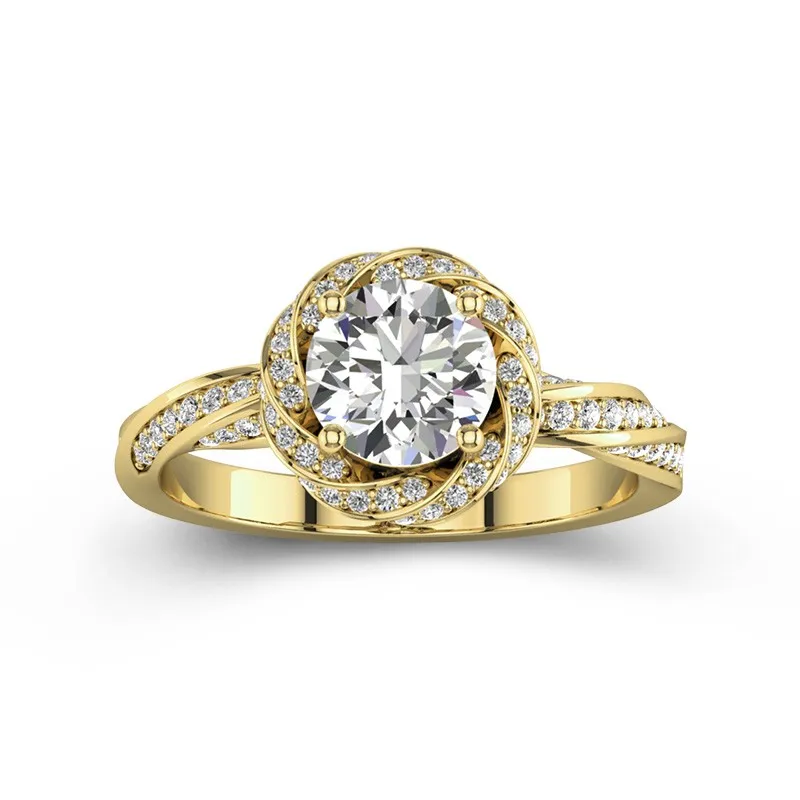 Charming Round 1.50ct Moissanite Engagement Ring