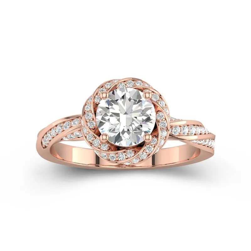 Charming Round 1.50ct Moissanite Engagement Ring