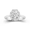 Graceful Oval 1.50ct Moissanite Engagement Ring