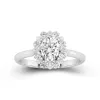 Gracieux Ovale 1.00ct Moissanite Bague de fiançailles