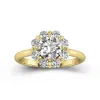 Graceful Round 1.00ct Moissanite Engagement Ring