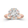 Graceful Round 2.00ct Moissanite Engagement Ring