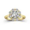 Graceful Round 2.00ct Moissanite Engagement Ring