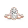 Delicate Marquise 2.00ct Moissanite Engagement Ring