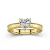 Wide Heart 1.50ct Moissanite Engagement Ring