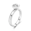 Wide Round 1.50ct Moissanite Engagement Ring