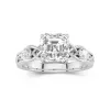 2.00ct Moissanite Engagement Ring 14K White Gold