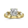 2.00ct Moissanite Engagement Ring 18K Gold