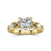 1.50ct Moissanite Engagement Ring 14K Gold