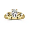 2.00ct Moissanite Engagement Ring 18K Gold